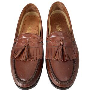 French Shriner Brown‎ Tassel Loafers 10.5 M Drexel Leather Comfort Casual Dress